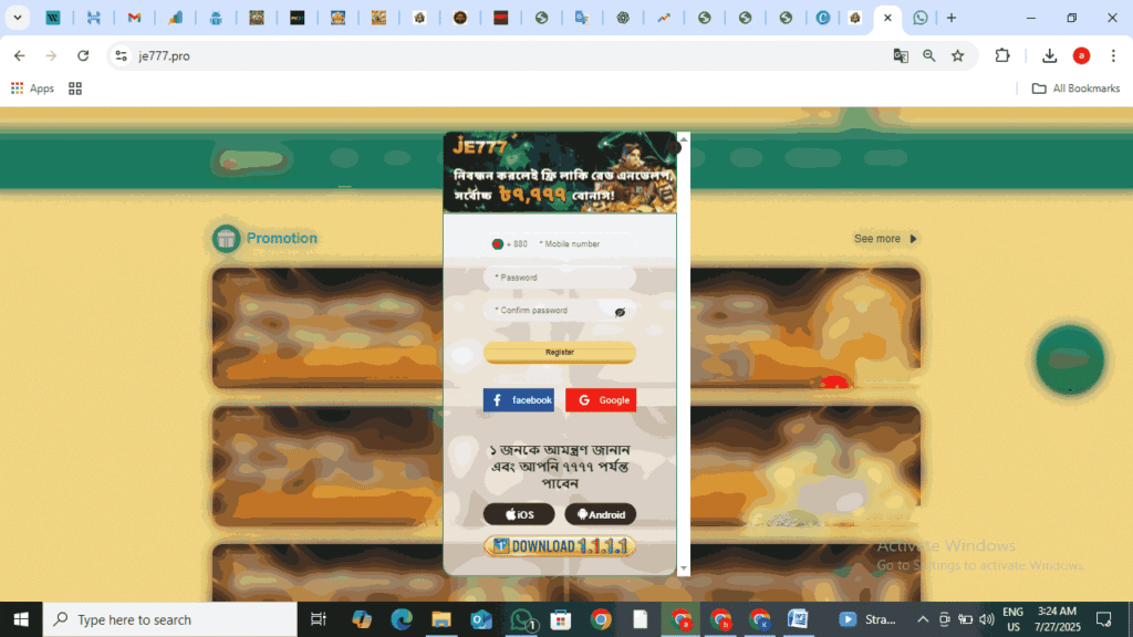 Latest Features of JE777 Games